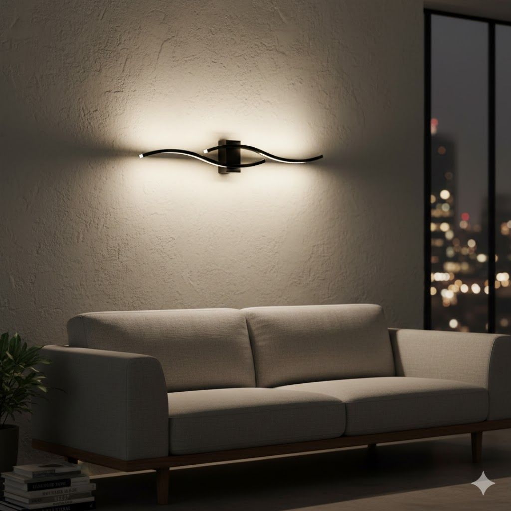 Elegant Wall Lamp Adjustable Light High-Style Decoration – Wave eteins