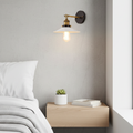 Elegant Retro-Industrial Style Metal Wall Light – Auralux