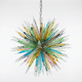 Multicolored murano glass chandelier-Aurorice