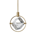 Contemporary style fluid shape pendant light-Cylo