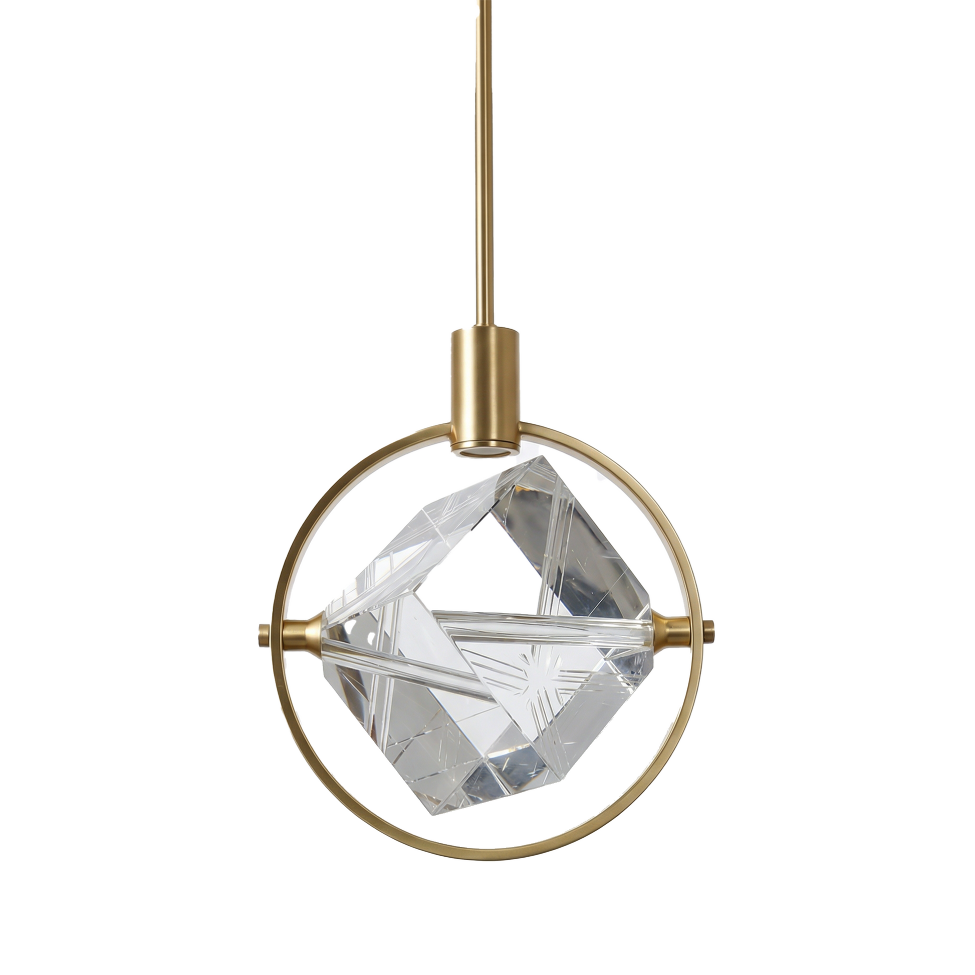 Contemporary style fluid shape pendant light-Cylo