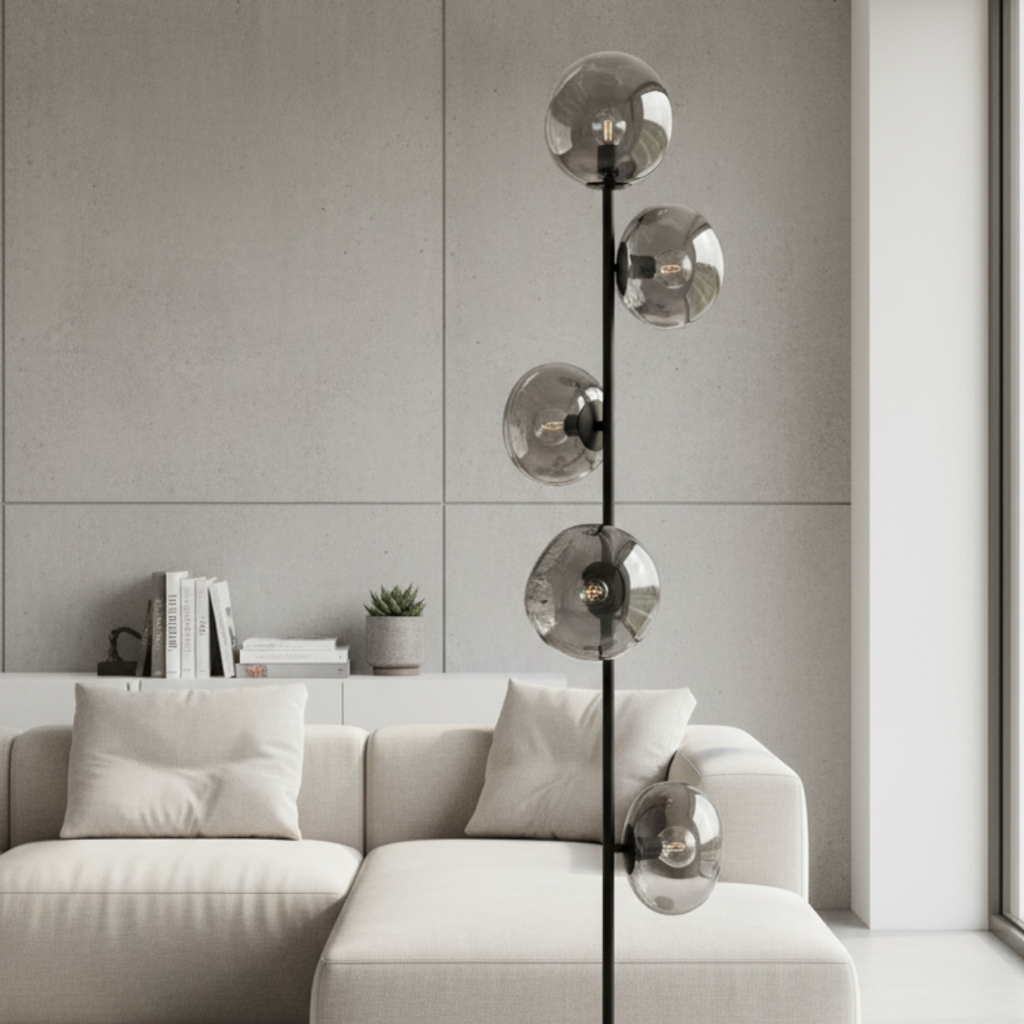 Chic Floor Lamp Soothing Ambiance Contemporary Interior – Lushia