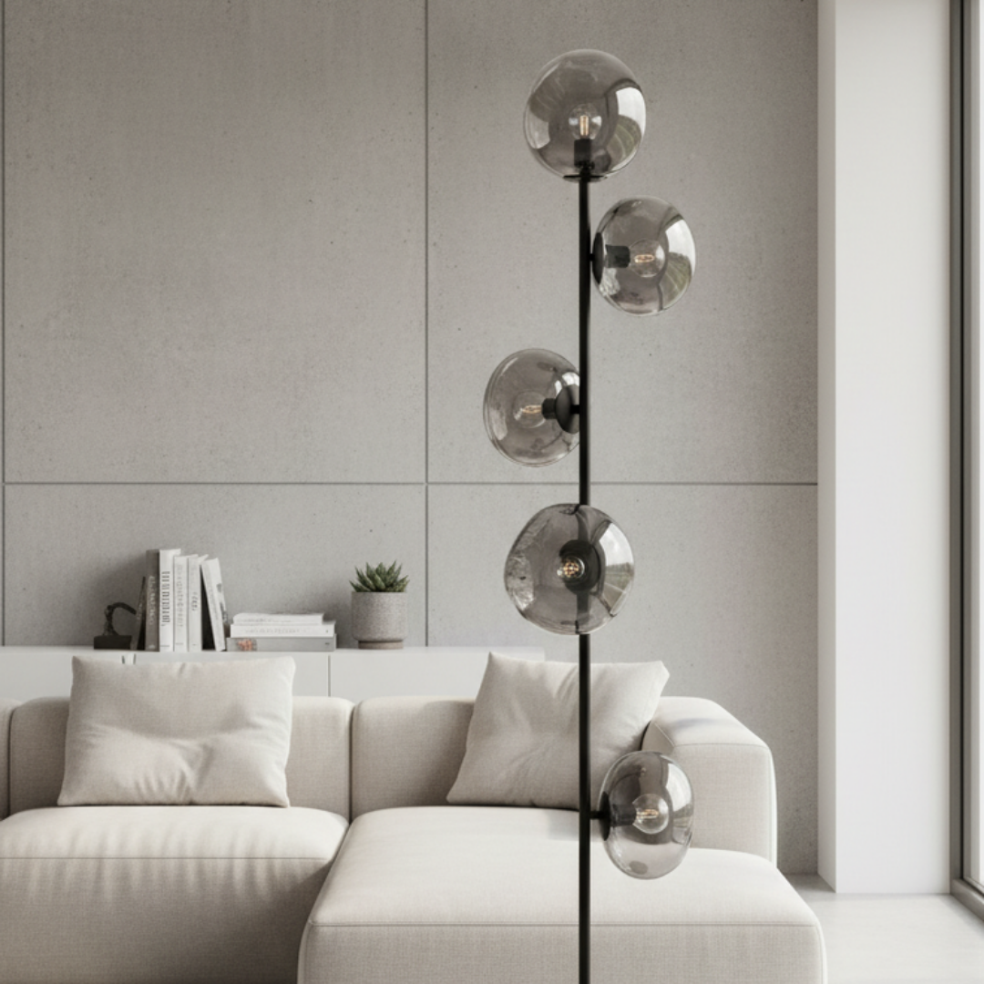 Chic Floor Lamp Soothing Ambiance Contemporary Interior – Lushia
