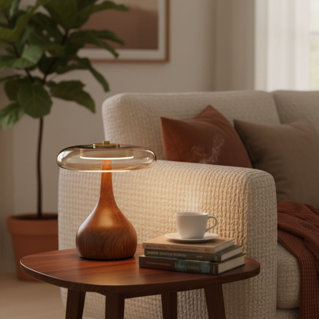 Japanese retro glass floor lamp – Zénorex