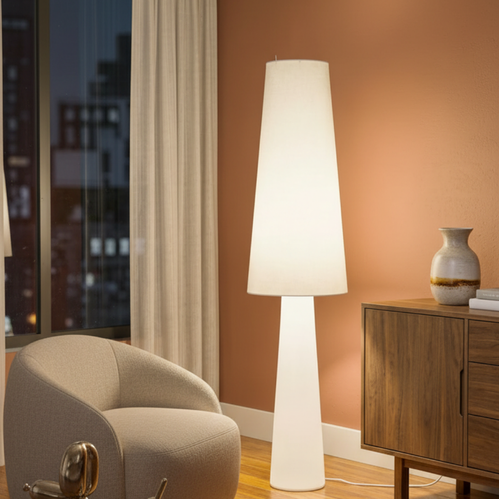 Nordic fabric floor lamp for living room – Aironde