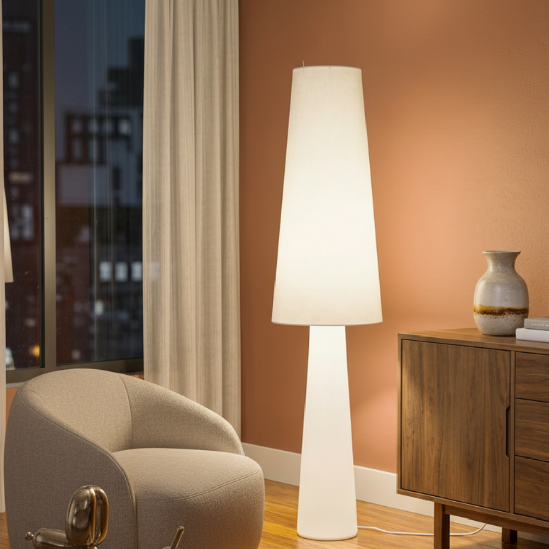 Nordic fabric floor lamp for living room – Aironde