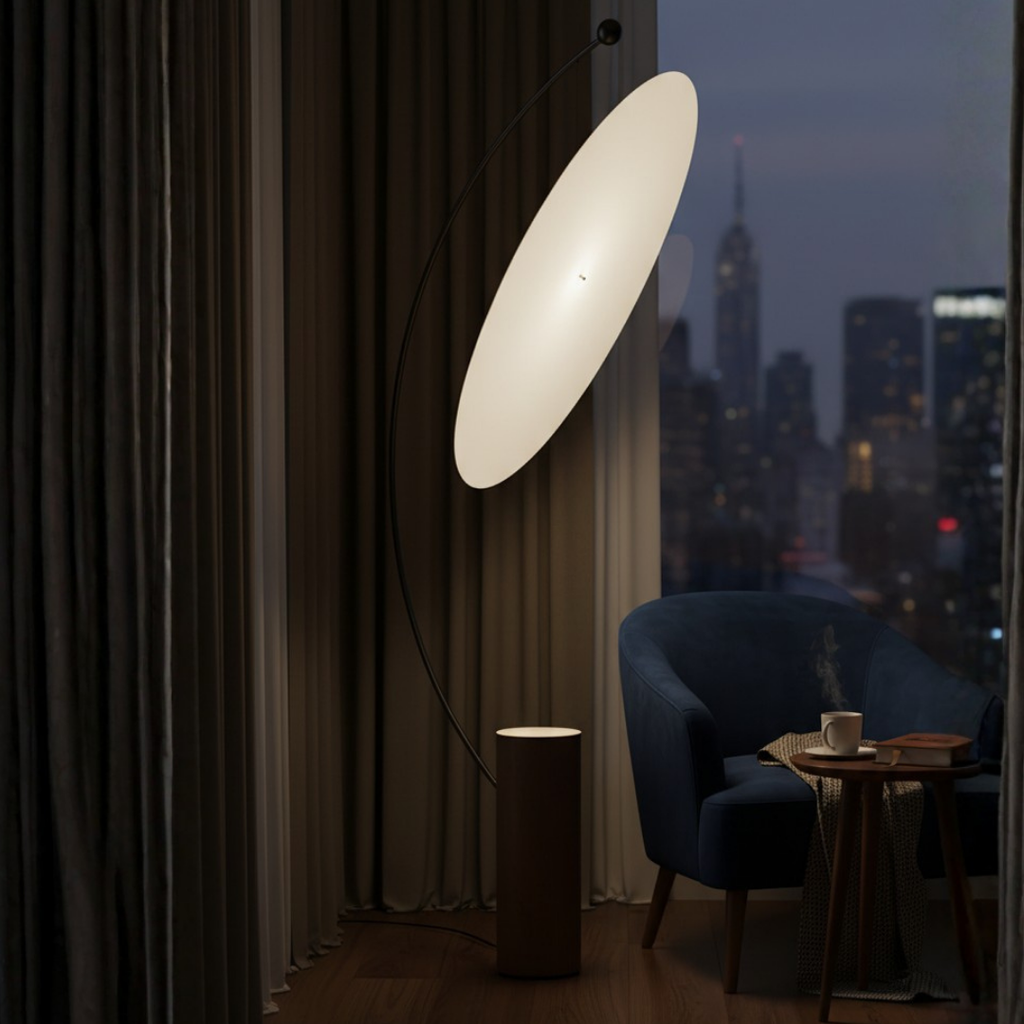 Scandinavian Stained Glass LED Floor Lamp Pure Design – Soléia