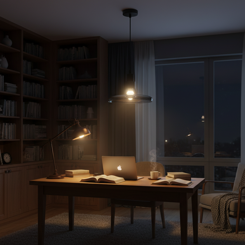 Raplus – Pendant Light Glass Metal LED Modern Design