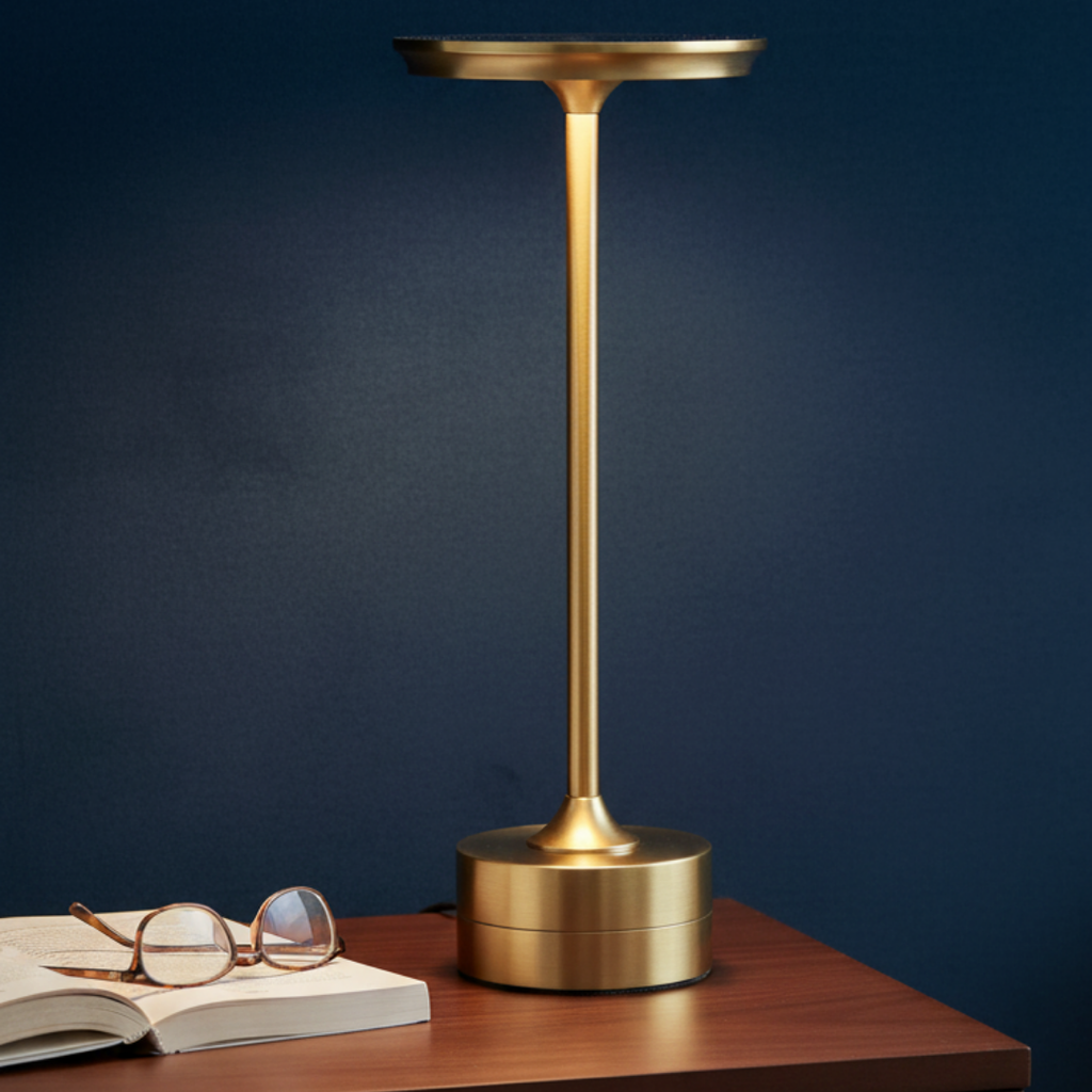 Wireless Lamp Adjustable Touch Sensor Modern Style – Métallico