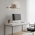 Art Deco Wall Lamp in Black Metal – Sélénéa
