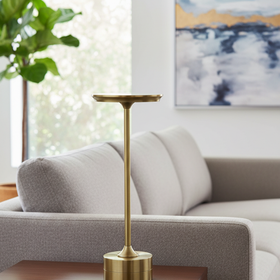 Wireless Lamp Adjustable Touch Sensor Modern Style – Métallico