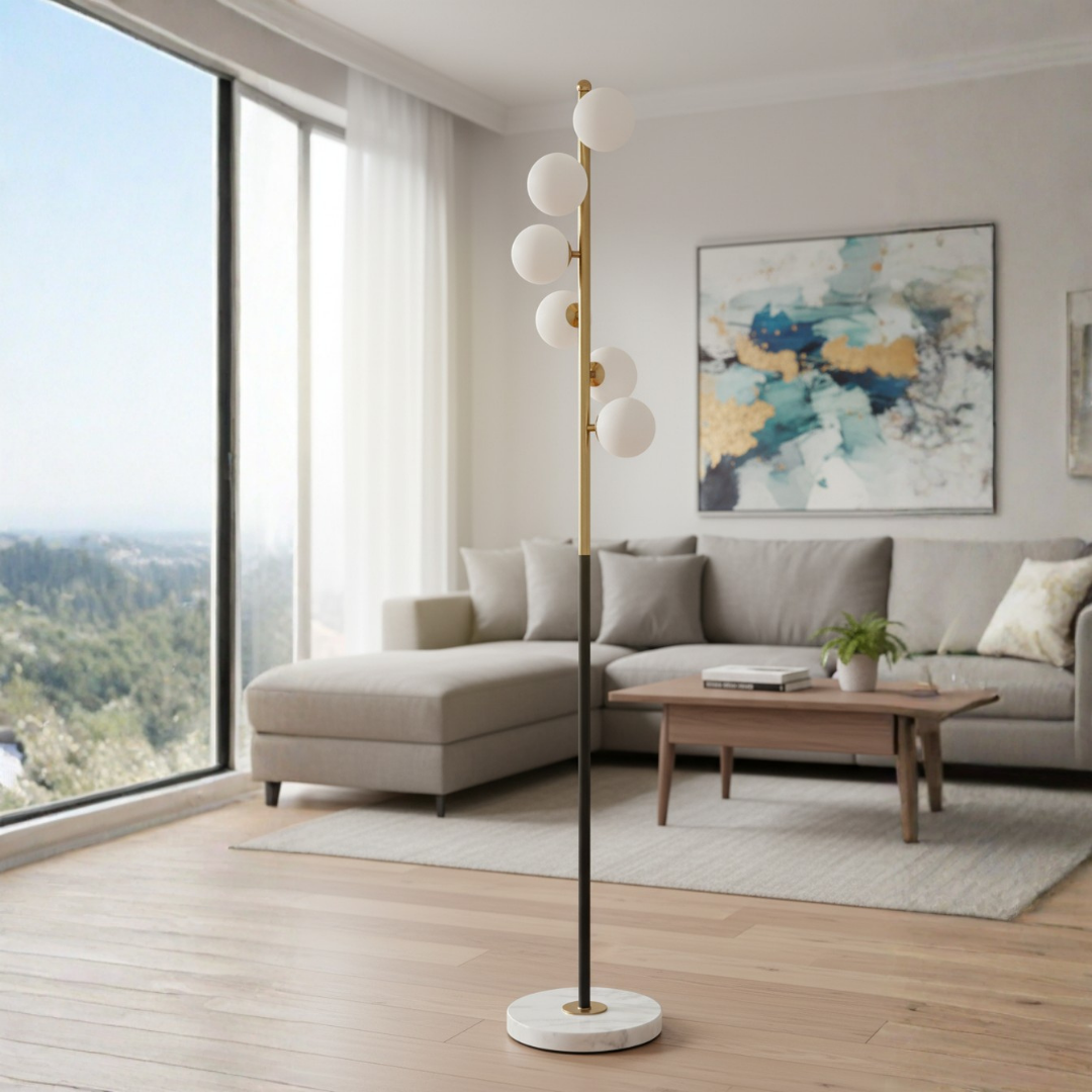 Minimalist Floor Lamp Calm Ambiance – Velora