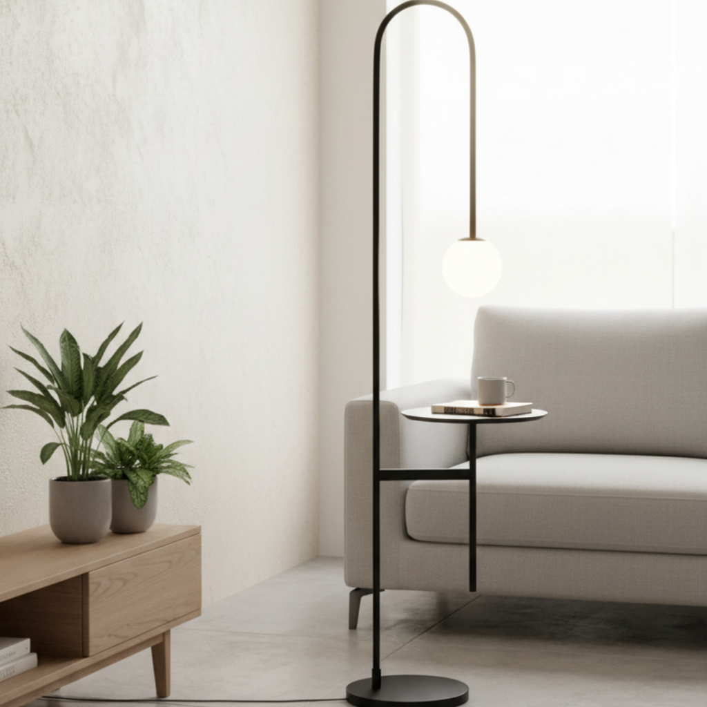Indoor Floor Lamp Slender Line Nordic Chic Style – Monara