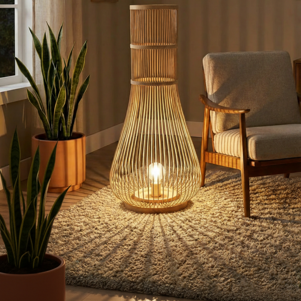Ecological Floor Lamp Soft Bohemian Ambiance – Célisca