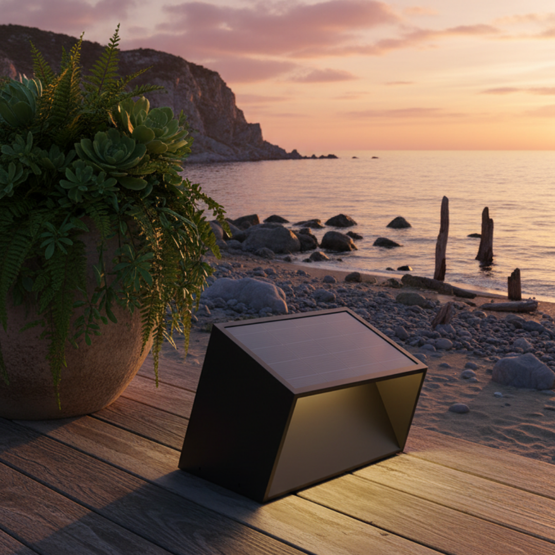 Compact outdoor solar garden light – Soléclat