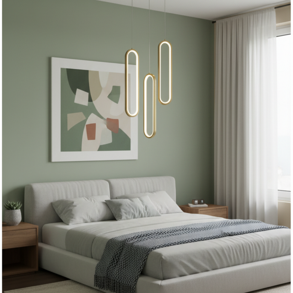 Elegant Duo Pendant Light & Solo Stylish Ambiance – Radiant