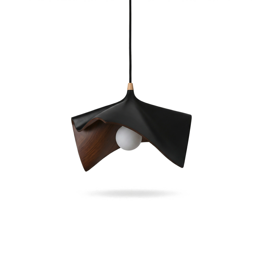 Chic suspension fluid shapes welcoming light-Elva