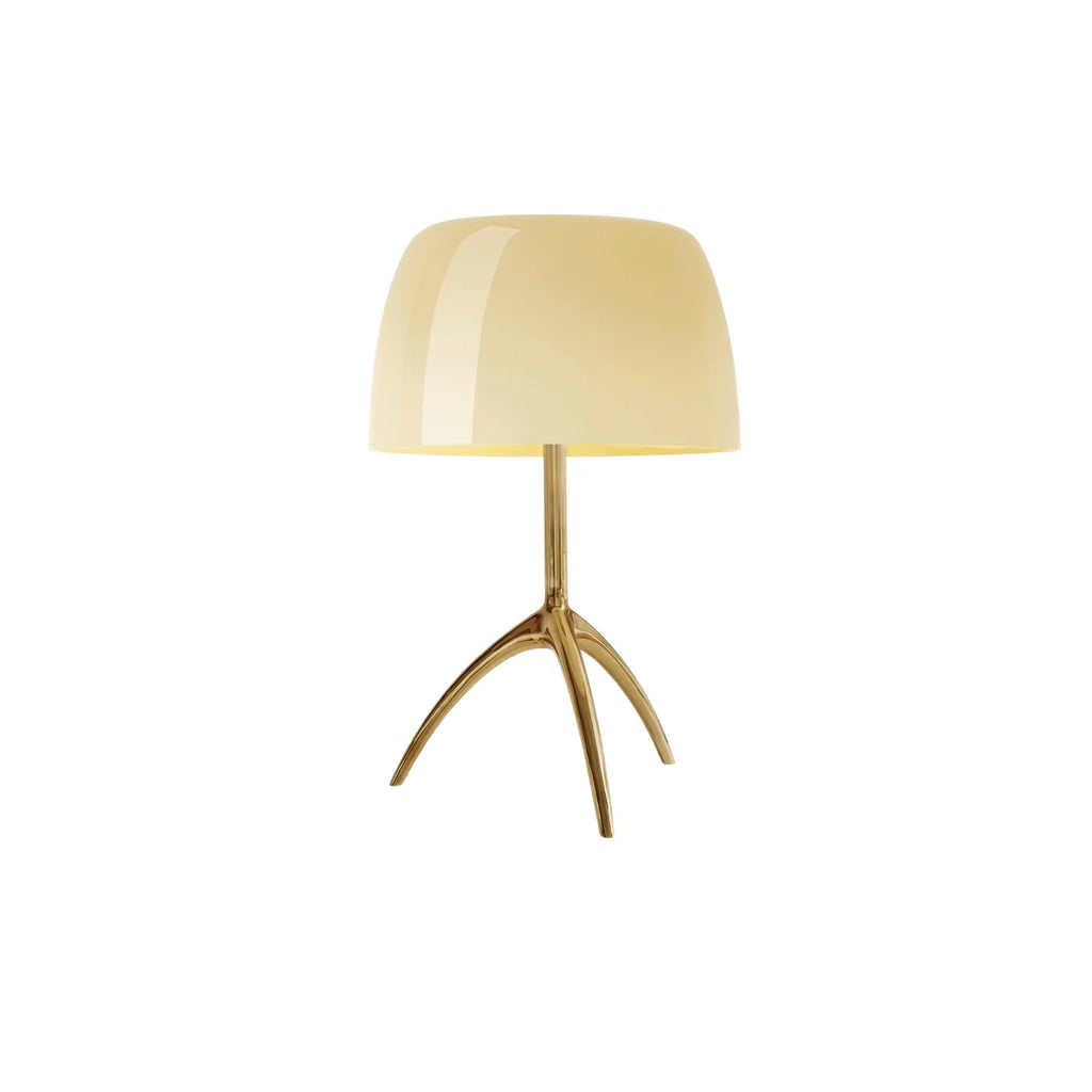 Modern colored glass tripod desk lamp – Triolux