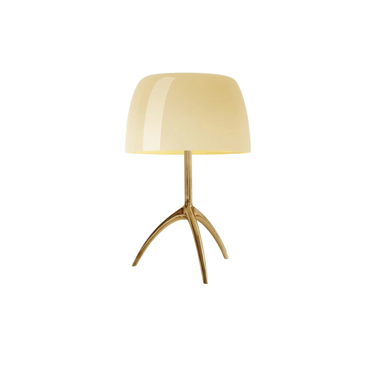 Modern colored glass tripod desk lamp – Triolux