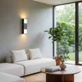 Outdoor wall light in black acrylic-Noxis
