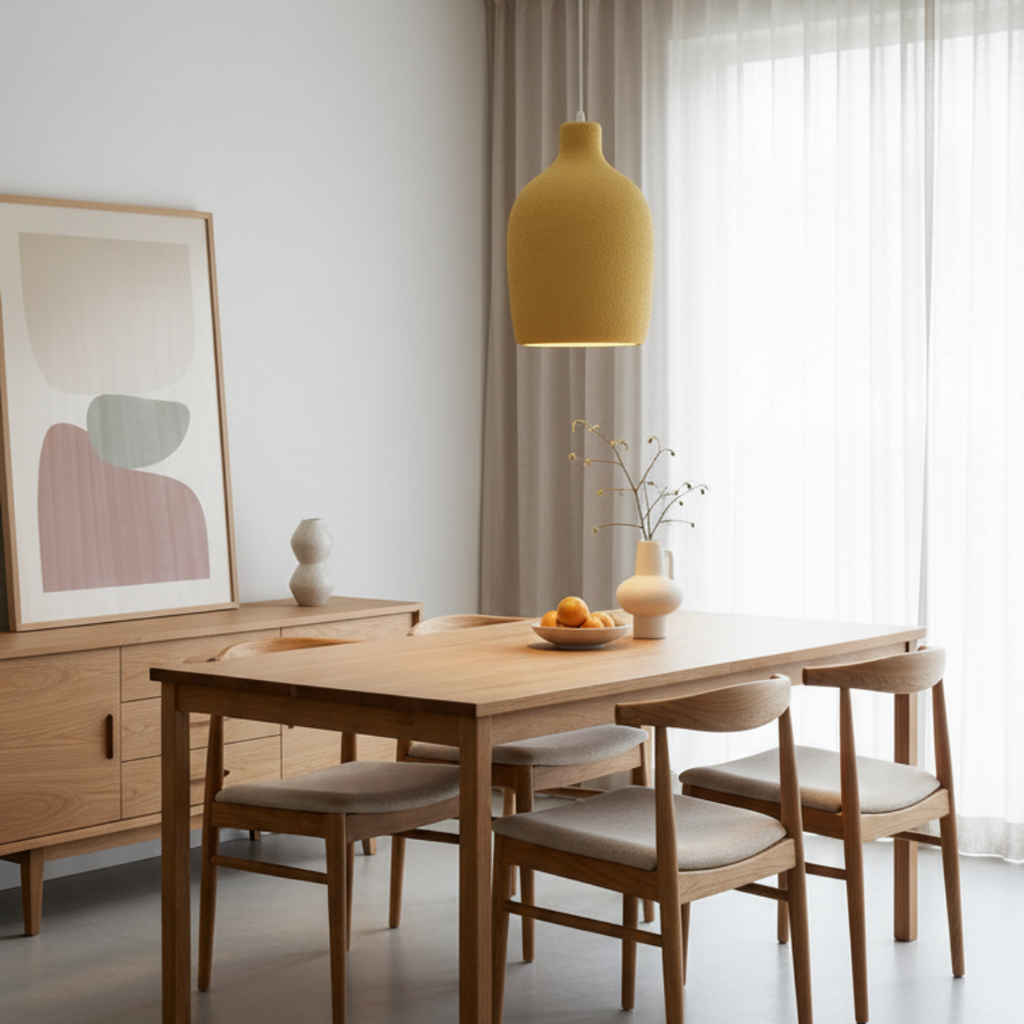 Soothing led pendant light wabi sabi inspiration-TerreVase