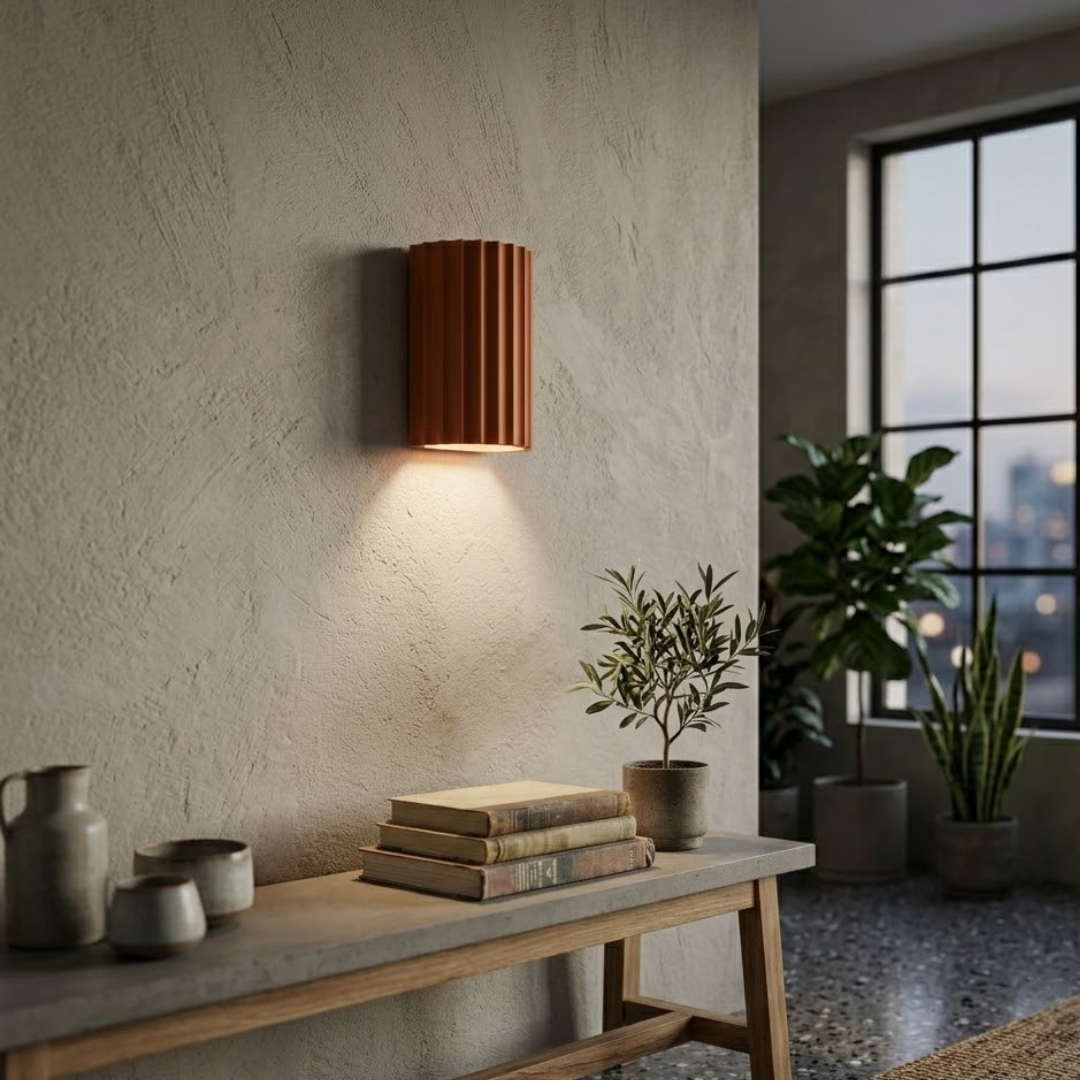 Contemporary Relief Wall Lamp Timeless Elegance – Striée Écla
