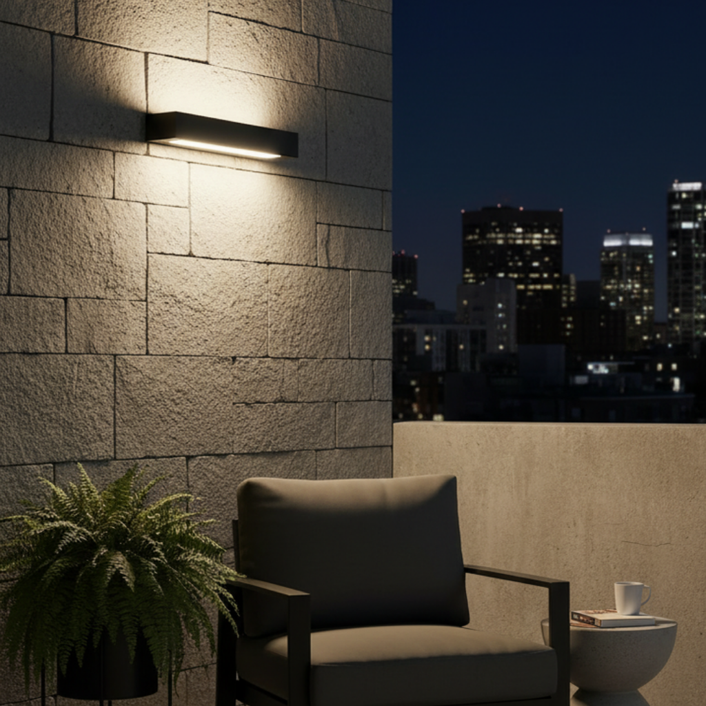 Modern led wall light for outdoors-Zéphiral
