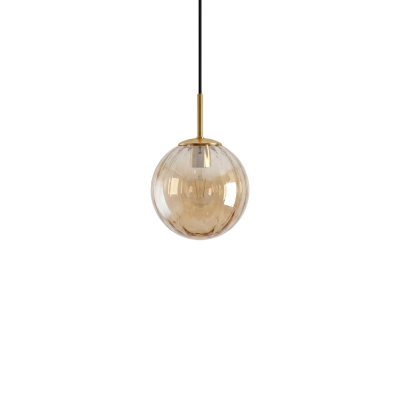 Elegant soft light glass ball pendant light-ColorLine
