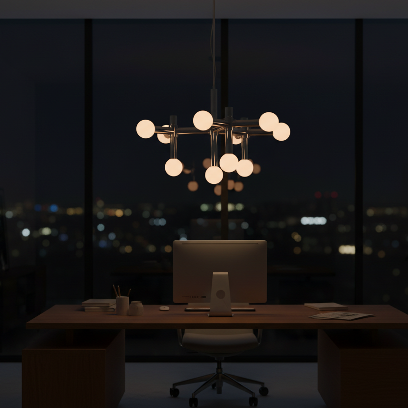 Seraphin – Nordic Style Glass Chandelier for Living Room