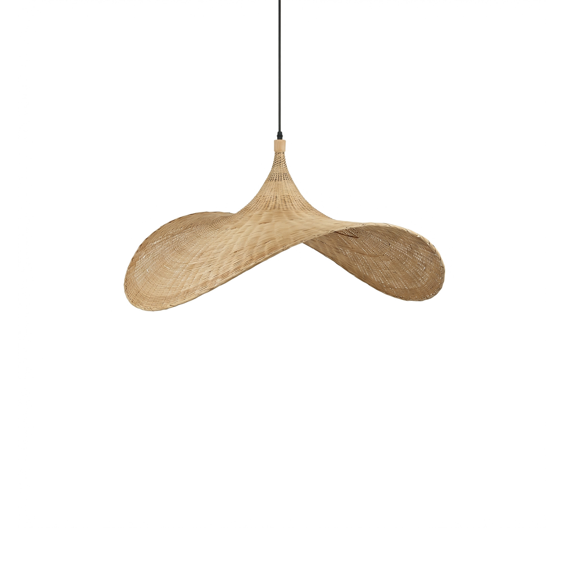 Bohemian bamboo pendant lamp for interiors-Astalume