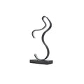 Art Deco Bedside Lamp in Steel and Acrylic – Nocturnelle