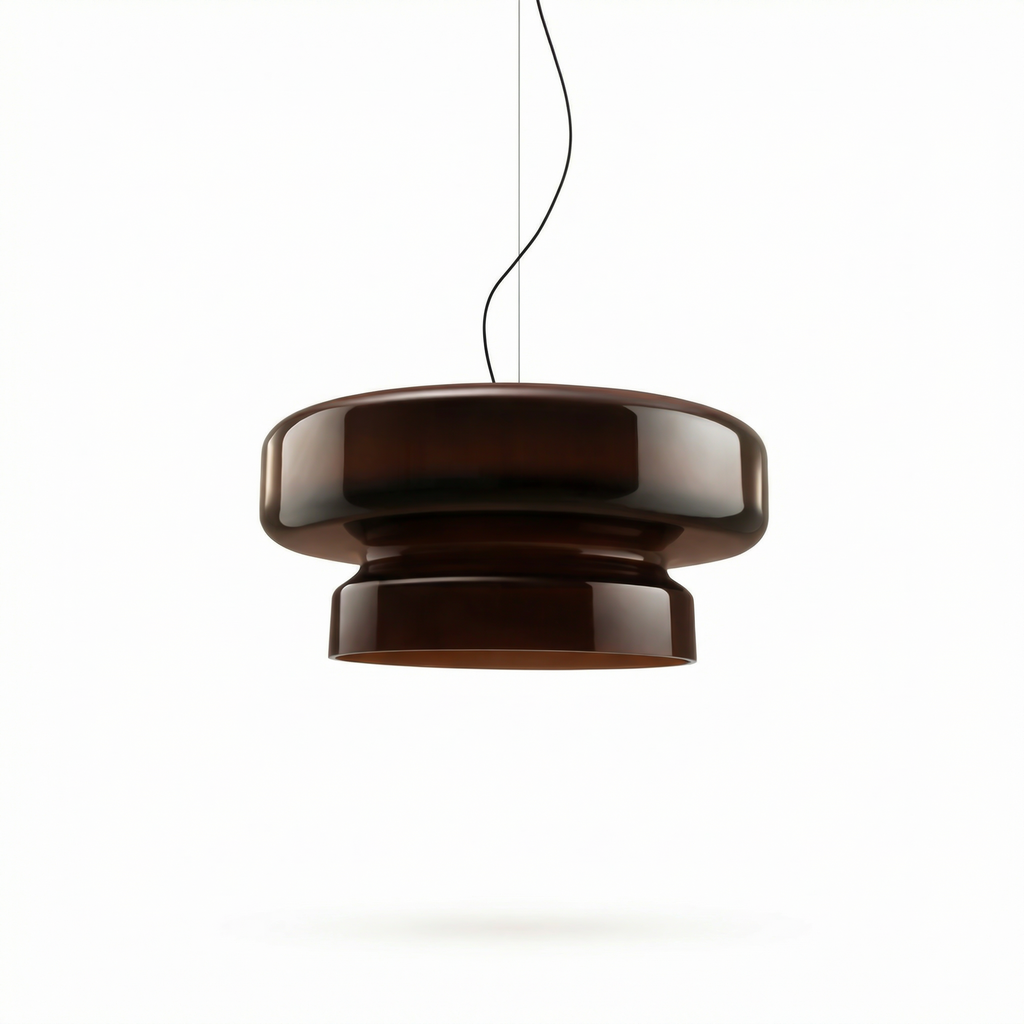 Colored glass pendant light for dining room-Armoniela