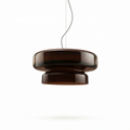 Colored glass pendant light for dining room-Armoniela