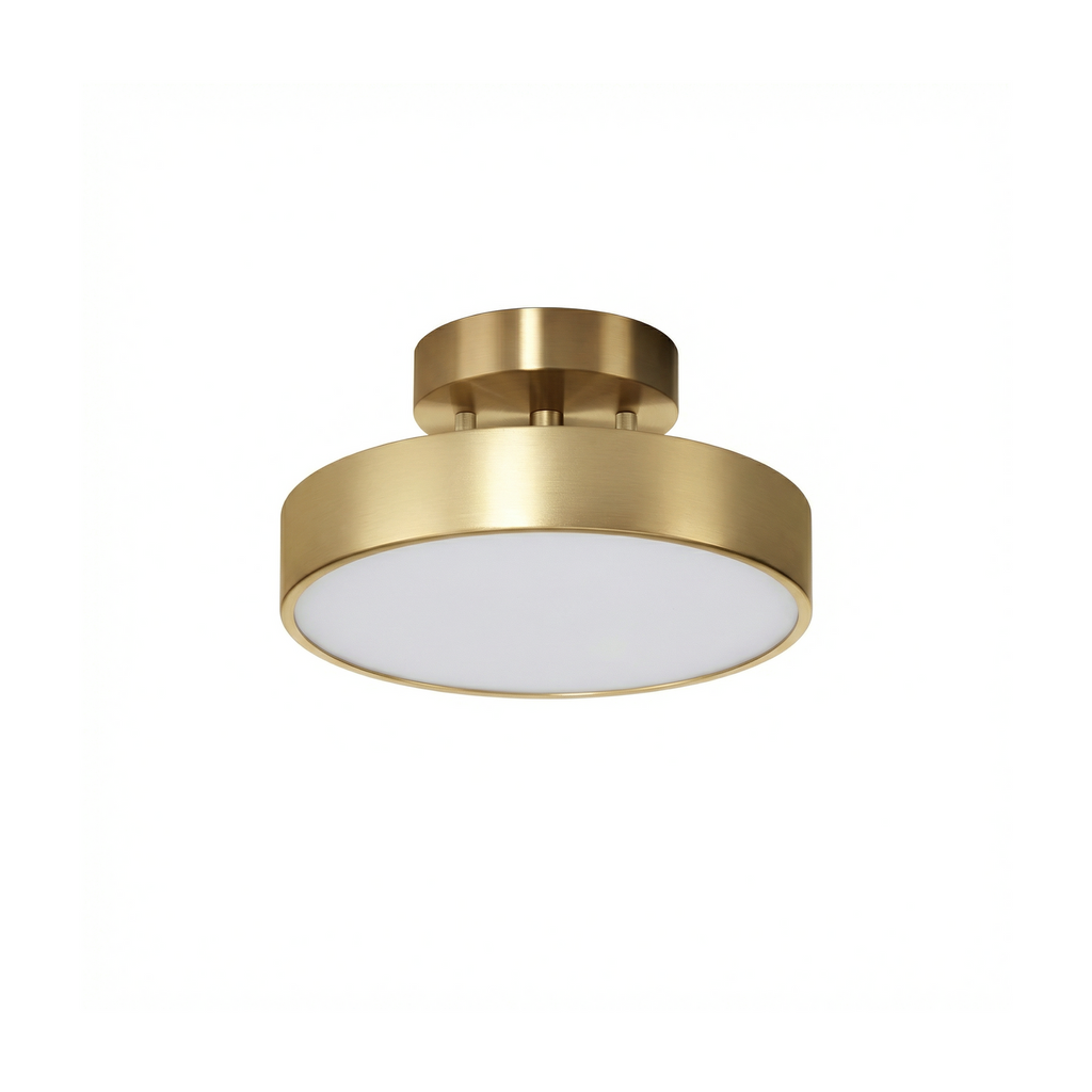 Modern copper ceiling light for living room-Aurorine