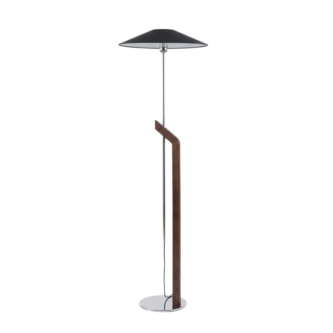 Minimalist wooden floor lamp for living room – Armoniel