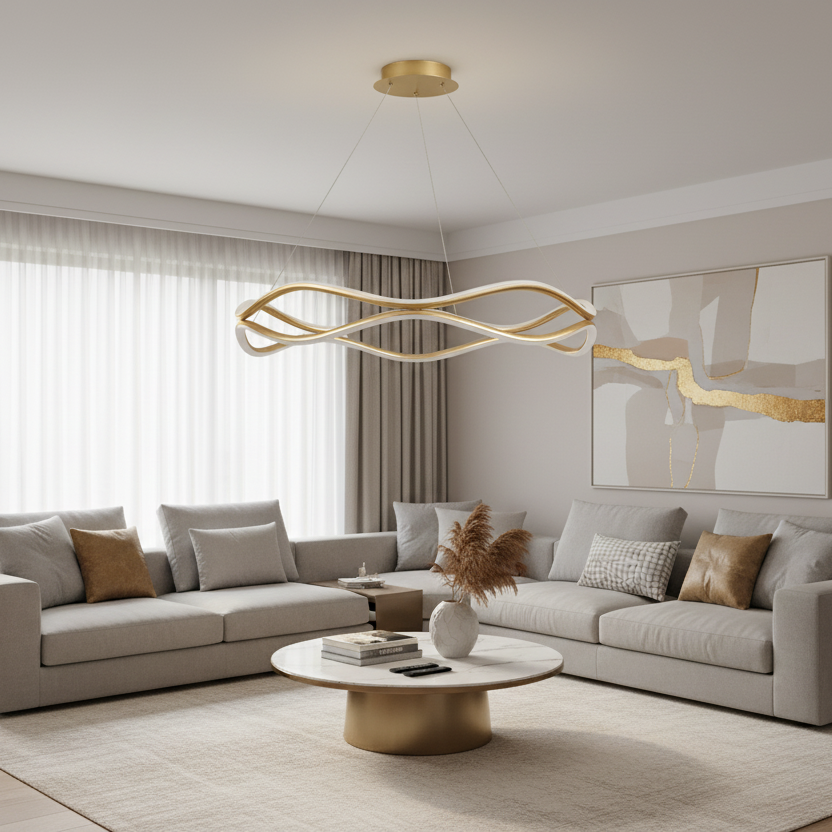 Roumeas – Aluminum LED Dimmable Pendant Light Modern Design