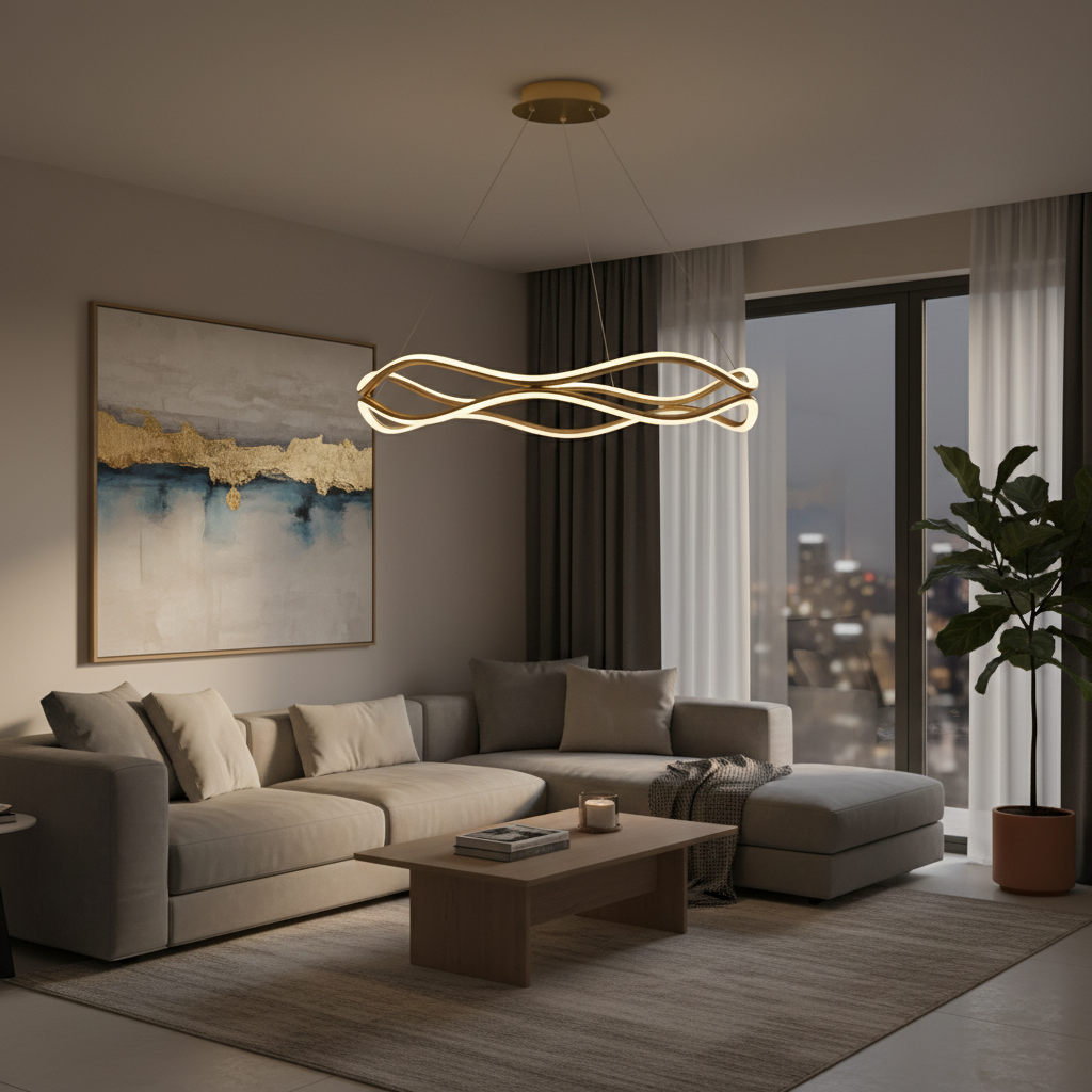 Roumeas – Aluminum LED Dimmable Pendant Light Modern Design