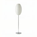 Modern silk floor lamp for living room – Sericéa