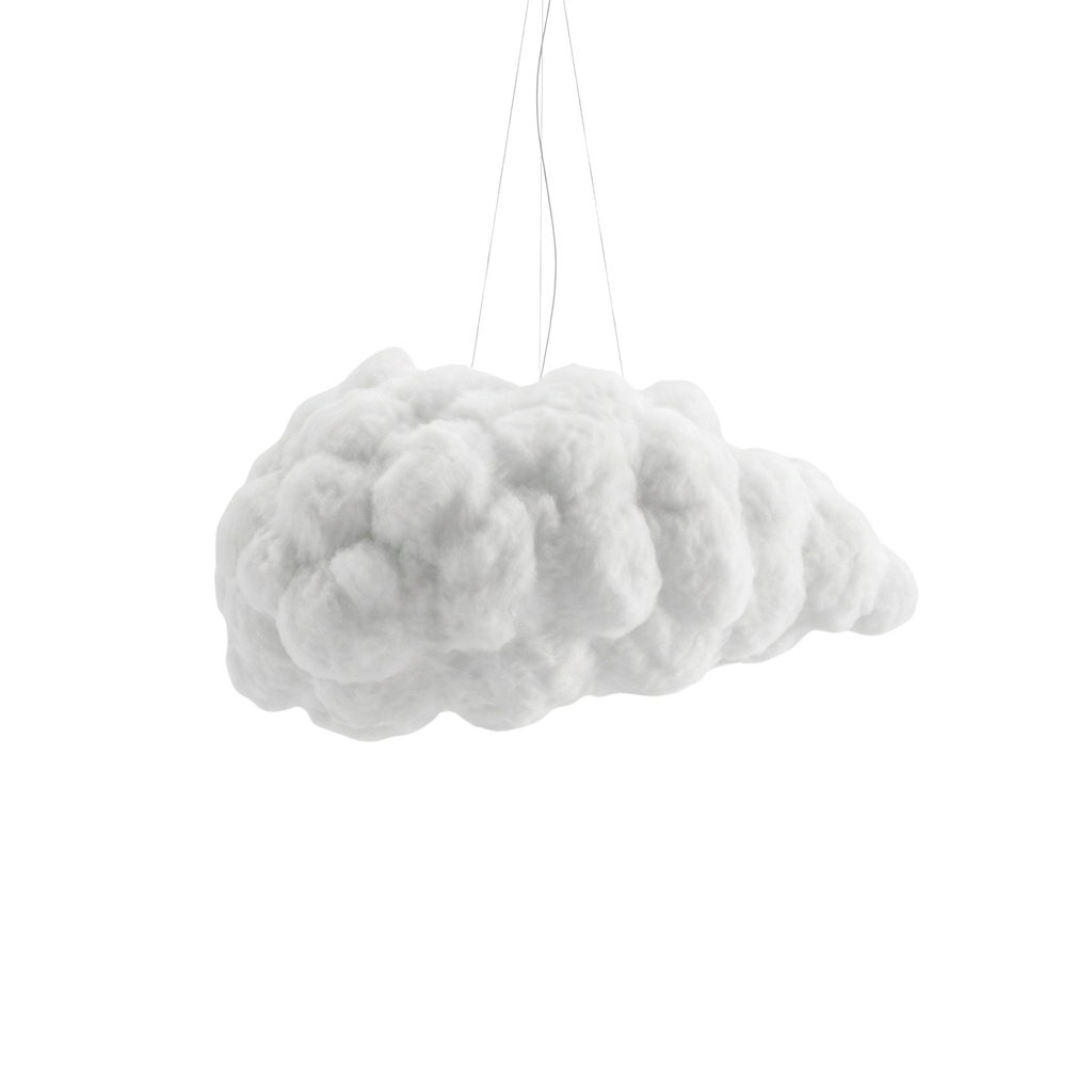 Original cloud shape pendant lamp for cozy atmosphere-Luminous Cloud