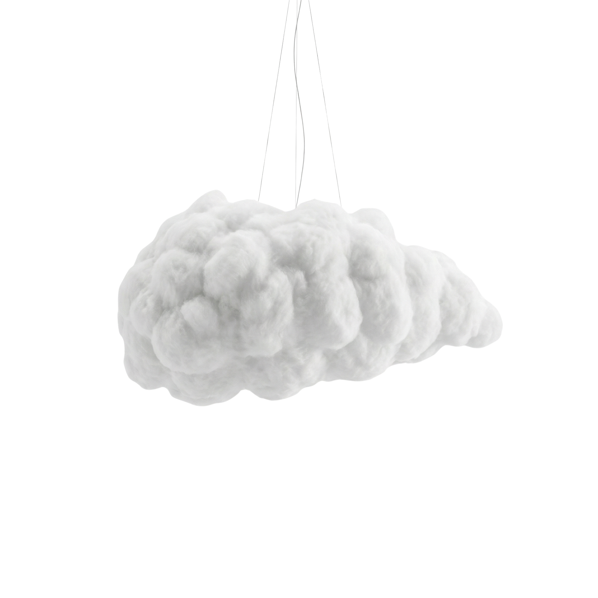 Original cloud shape pendant lamp for cozy atmosphere-Luminous Cloud