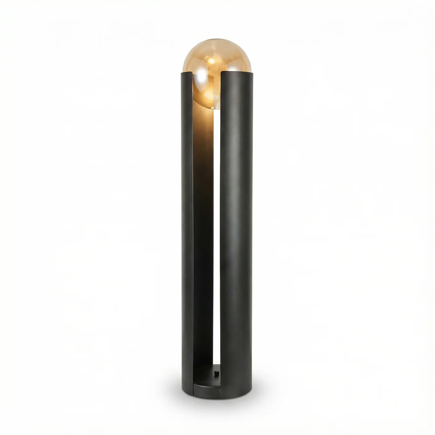 Postmodern Metal Glass LED Floor Lamp – Elara