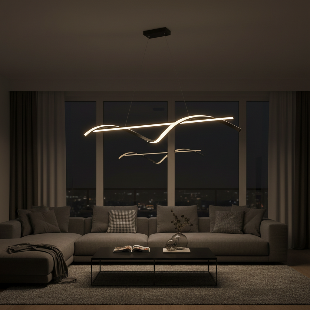 Vélina – Versatile Contemporary Chandelier for Spacious Rooms