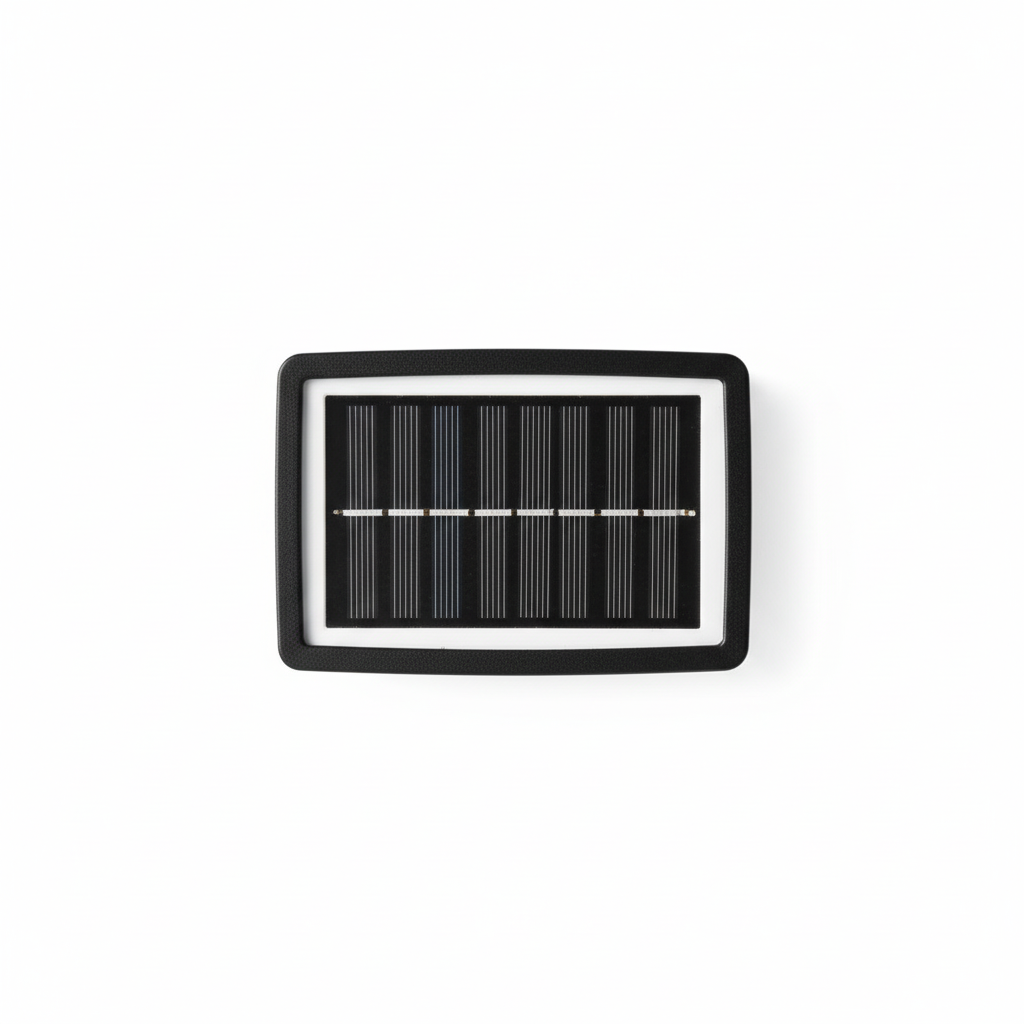 Modern LED solar wall light for garden – Solastre