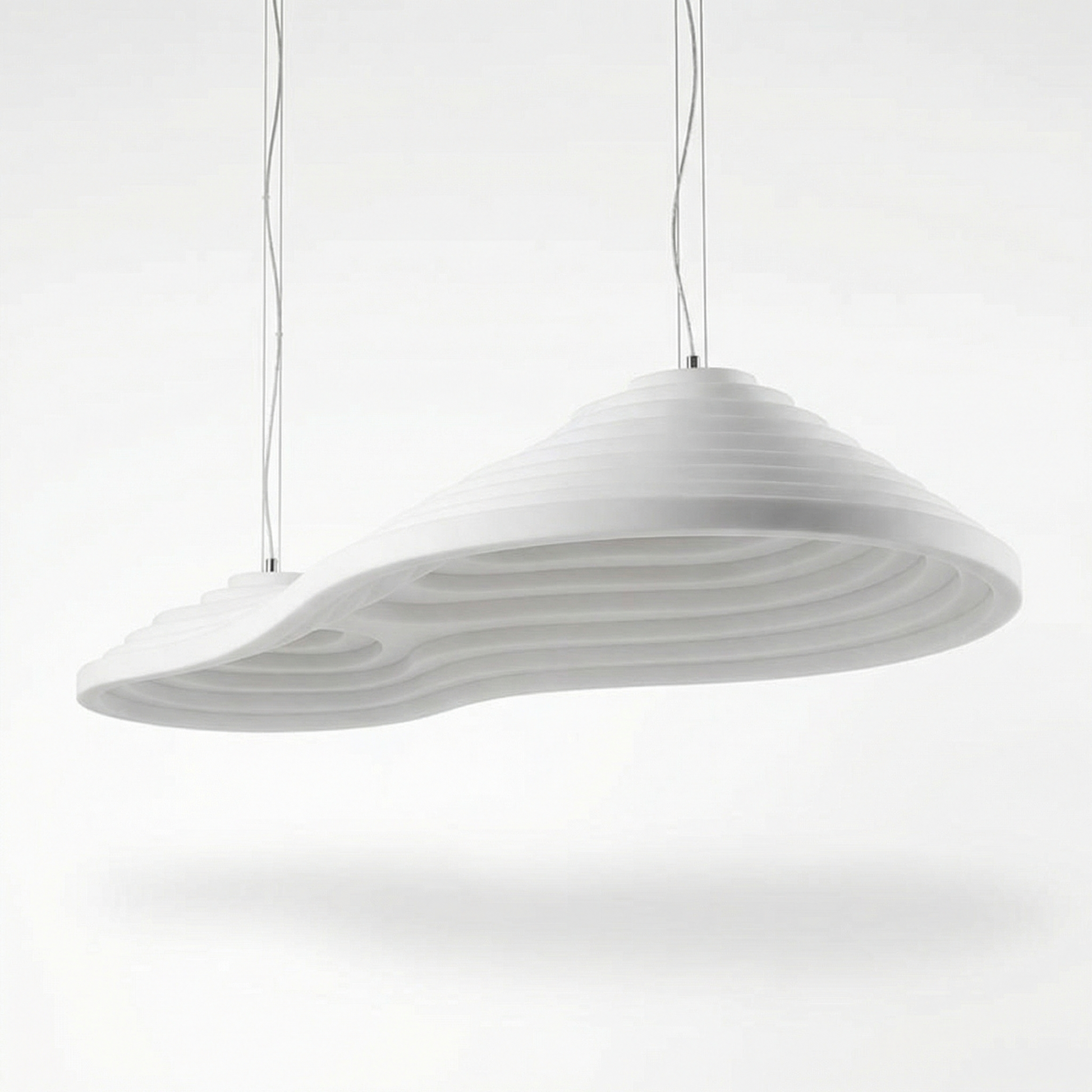 Modern resin pendant light for living room-Zelario