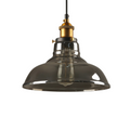 Industrial glass pendant light for hotels and bars-Zelaria