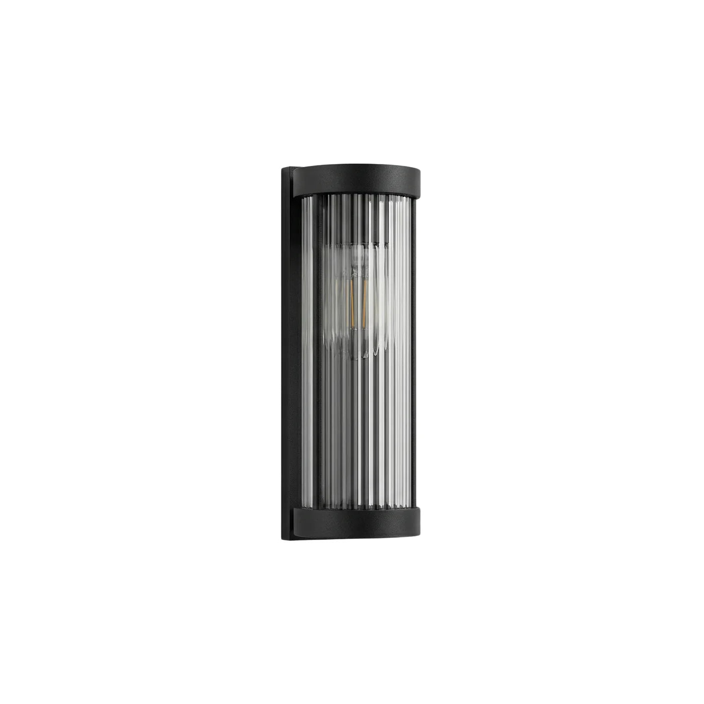 Outdoor Wall Lamp in Metal and Glass – Solaréa