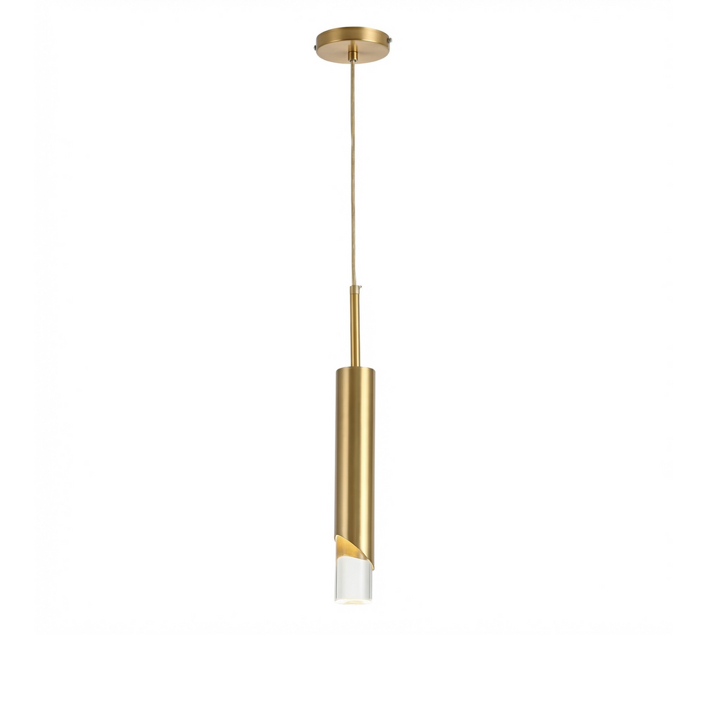 Gold aluminum led pendant light pure design-Innicio