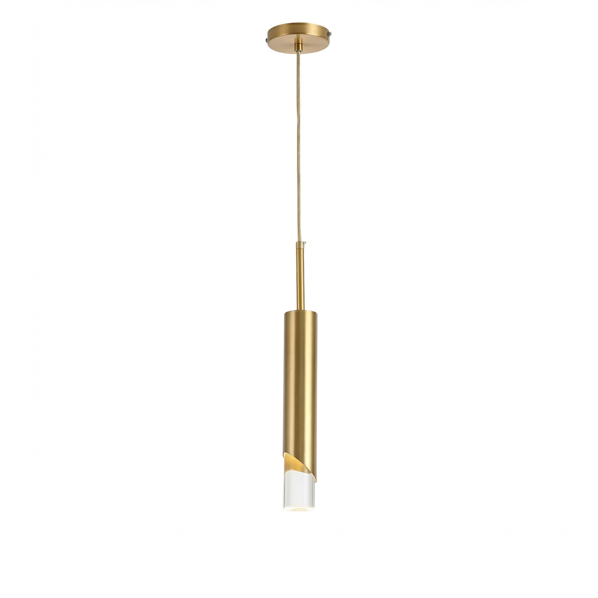 Gold aluminum led pendant light pure design-Innicio