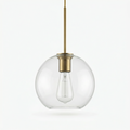 Smoked glass pendant light for dining room- Ombrelia
