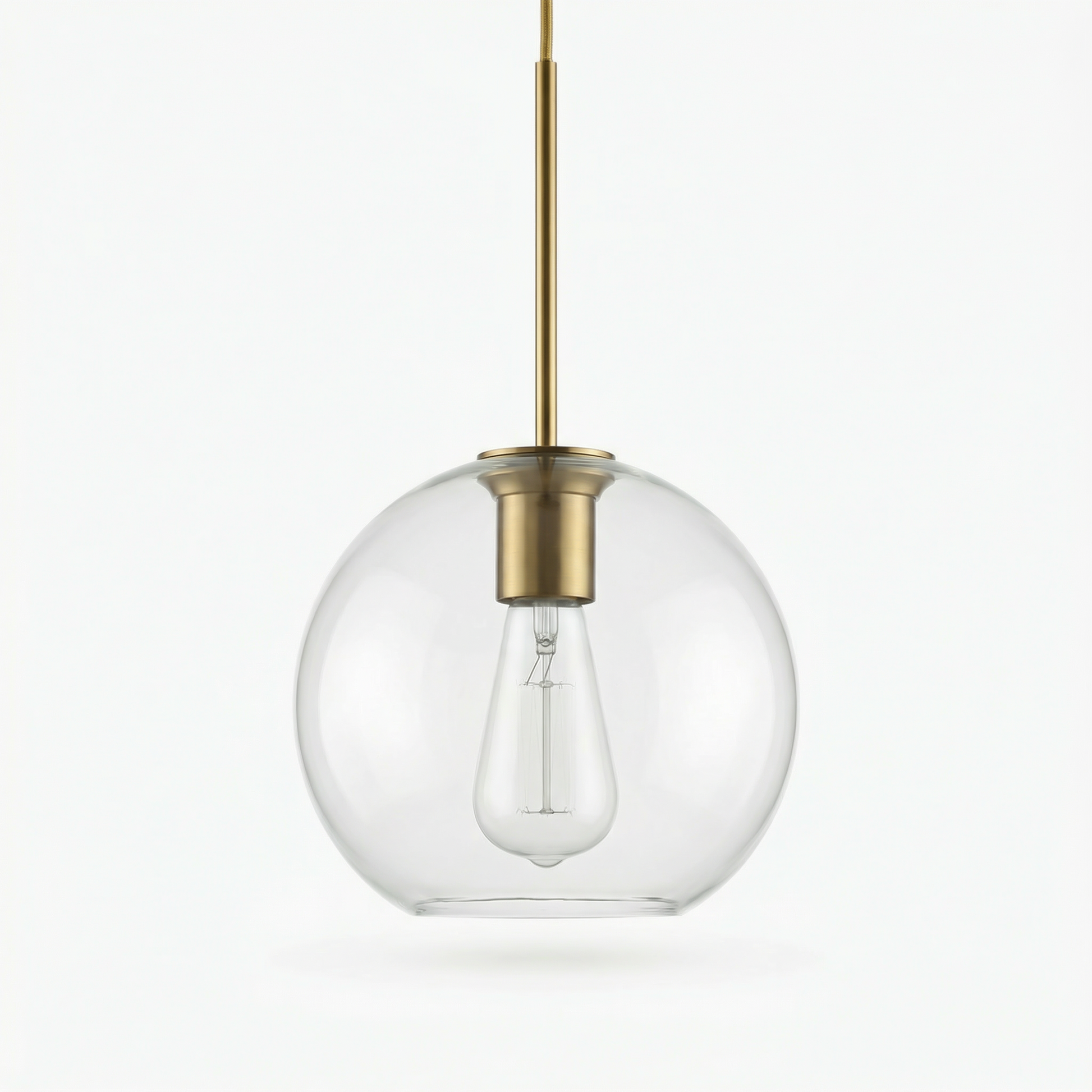 Smoked glass pendant light for dining room- Ombrelia